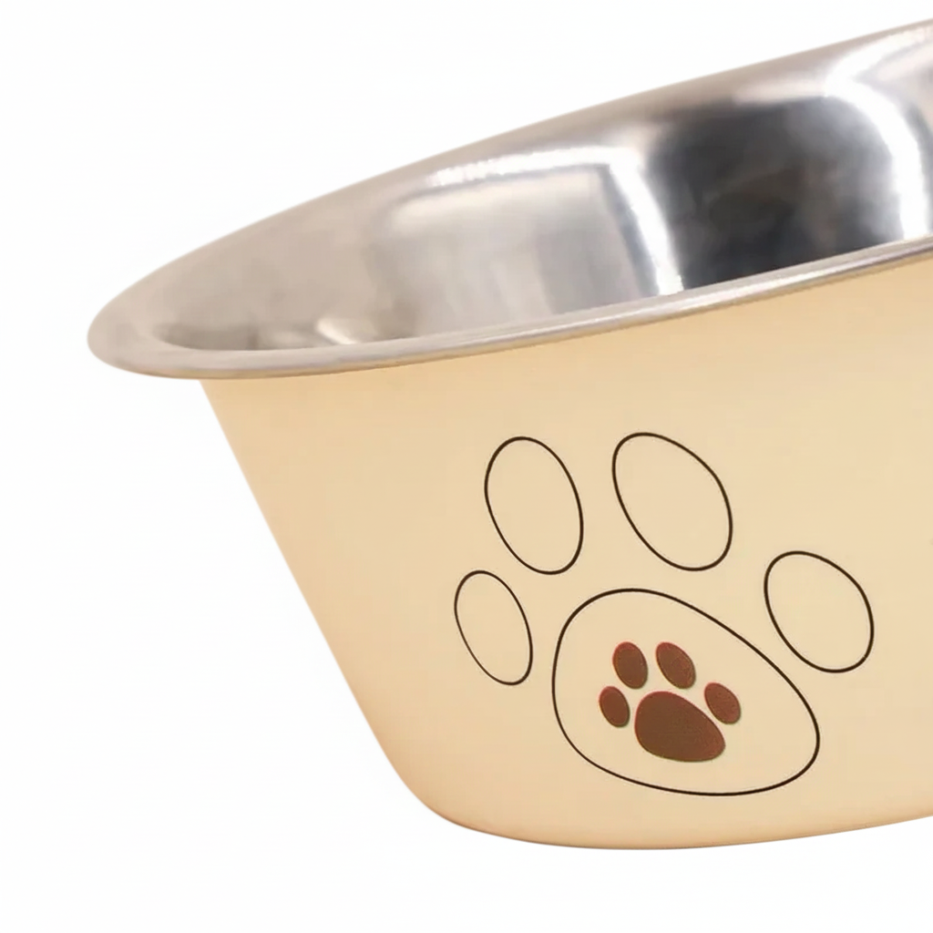 Paw Print Dog Bowl