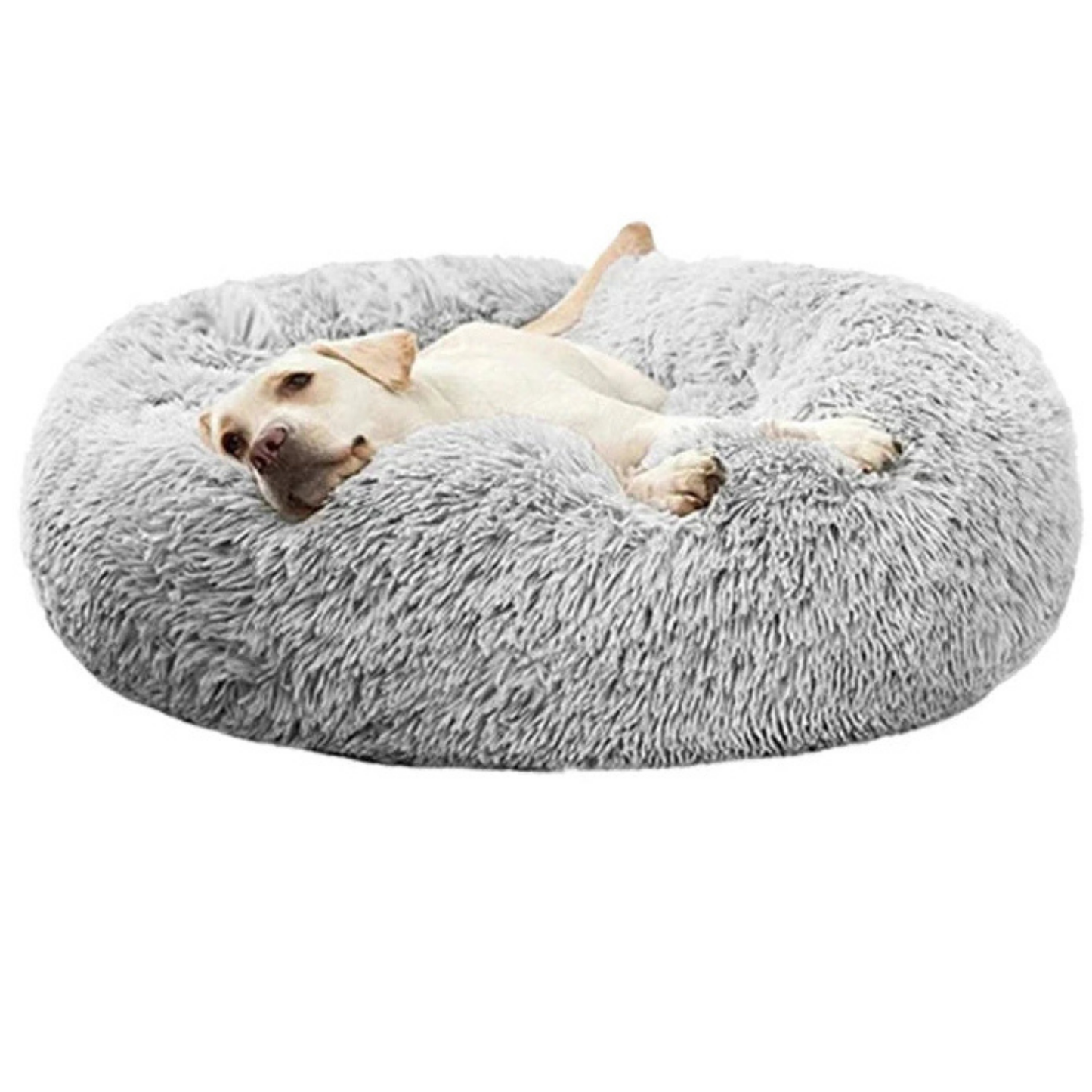 Washable Plush Round Pet Bed