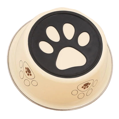 Paw Print Dog Bowl
