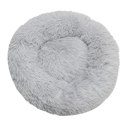 Washable Plush Round Pet Bed