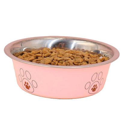 Paw Print Dog Bowl